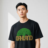 Oakland Tree. Black T-Shirt