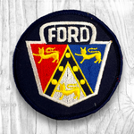 Ford Shield. Authentic Dark Blue Vintage Patch