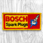 BOSCH Spark Plugs. Authentic Vintage Patch