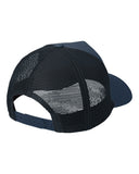 New Era 9FORTY Deep Navy Trucker Snapback Mesh. Cap not sold alone.