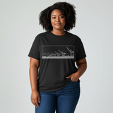 Oakland Cranes + Gray & Black T-Shirt