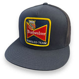 Budweiser Bobsled Team Vintage Patch + Yupoong 6006 Snapback