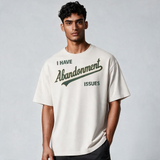 Abandonment Issues + Vintage White T-Shirt