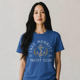 Lake Merritt Yacht Club + Columbia Blue T-Shirt
