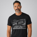 Oakland Stadium Auto Races + Black T-Shirt