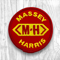 Massey Harris. Authentic Vintage Cap Patch