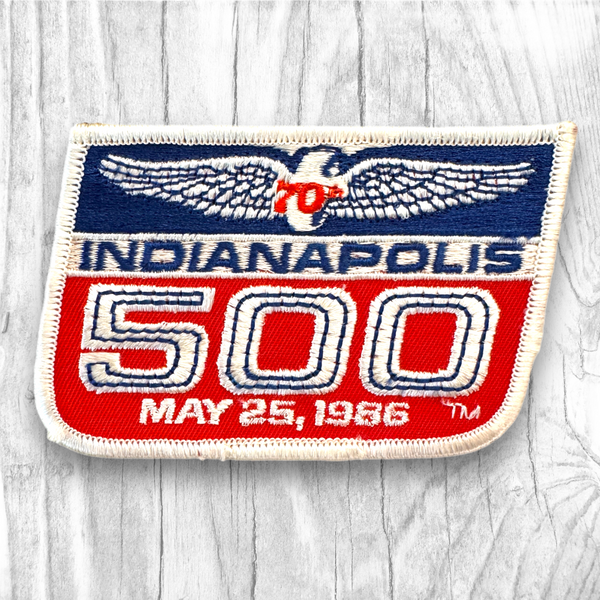 Indianapolis 500 - 1986. Authentic Vintage Cap Patch