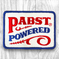 Pabst Powered. Authentic Vintage Cap Patch