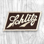 Schlitz. Authentic Vintage Cap Dark Brown Patch