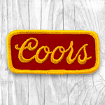 Coors. Red/Gold. Authentic Vintage Cap Patch