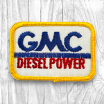 GMC Diesel Power. Authentic Vintage Patch