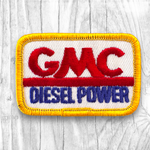 GMC Diesel Power. Authentic Vintage Cap Patch