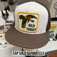 WILD TURKEY. Authentic Vintage Cap Patch