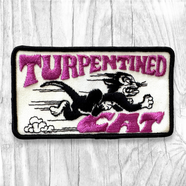 TURPENTINED CAT. Authentic Vintage Patch