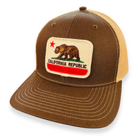 California Republic Vintage Patch + Richardson 112 Snapback