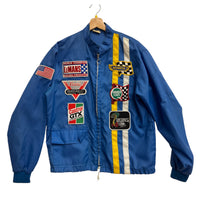 The Great Lakes Vintage Blue Racer 70s Jacket. Medium