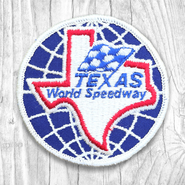 Texas World Speedway. Authentic Vintage Patch