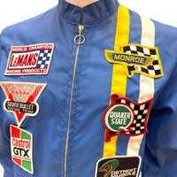 The Great Lakes Vintage Blue Racer 70s Jacket. Medium