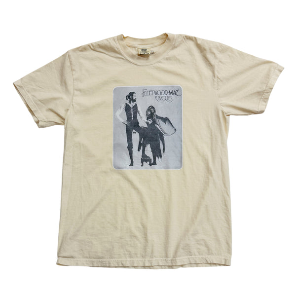 FLEETWOOD MAC. RUMOURS. NOS Vintage Transfer + Ivory Comfort Colors T-Shirt. Adult Medium