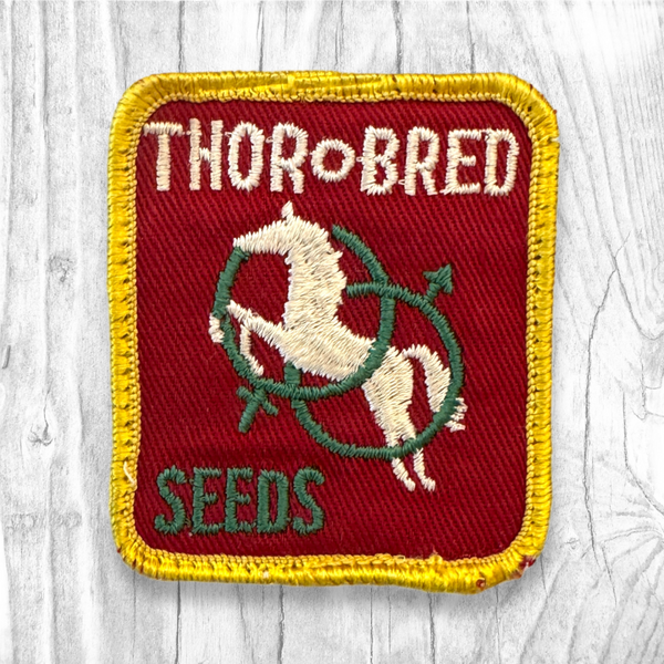 THOROBRED SEEDS. Authentic Vintage Patch