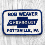 BOB WEAVER CHEVROLET POTTSVILLE, PA. Authentic Vintage Patch