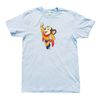 MIGHTY MOUSE. Vintage Transfer + American Apparel T-Shirt