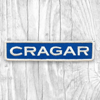 CRAGAR. White/Blue Authentic Vintage Patch