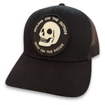 SMILING ON THE OUTSIDE. DEAD ON THE INSIDE - Patch + Richardson 112 Snapback