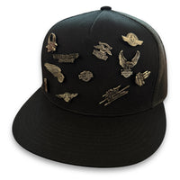 Harley-Davidson Pins + Yupoong 6006 Snapback