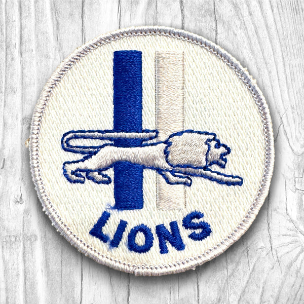 Detroit Lions. Authentic Vintage Patch