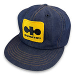KOMATSU. Authentic Vintage Trucker Denim Snapback