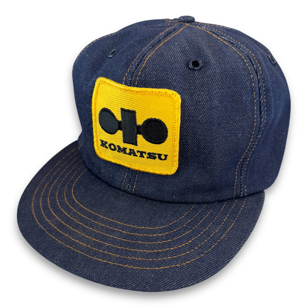 KOMATSU. Authentic Vintage Trucker Denim Snapback