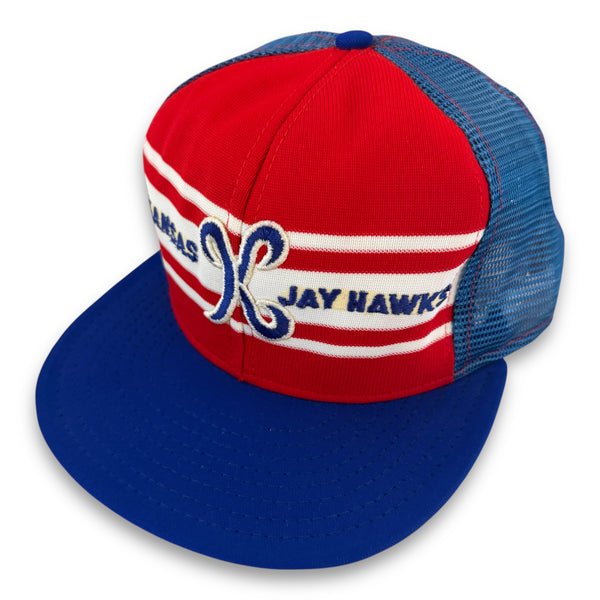 Kansas Jay Hawks. Authentic Vintage Trucker Snapback