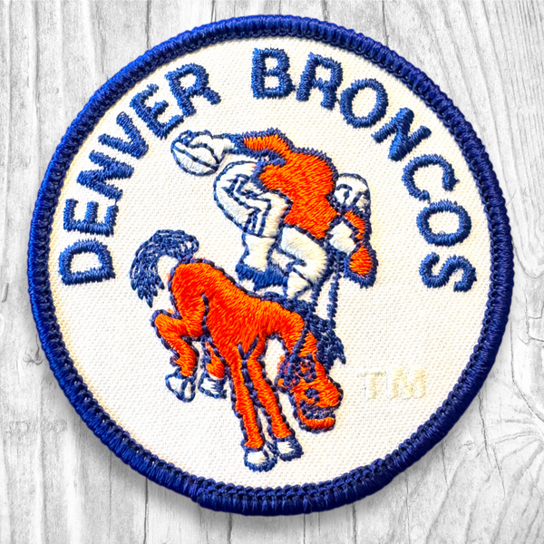 Denver Broncos. NFL. Authentic Vintage Patch