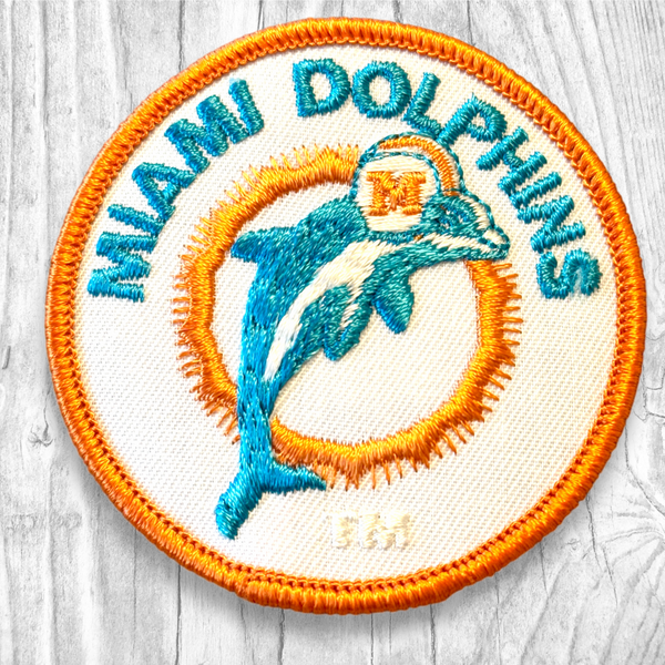 Miami Dolphins. NFL. Authentic Vintage Patch