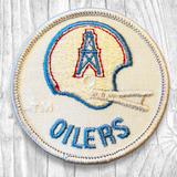 Houston Oilers. NFL. Authentic Vintage Patch