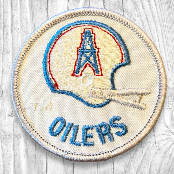 Houston Oilers. NFL. Authentic Vintage Patch