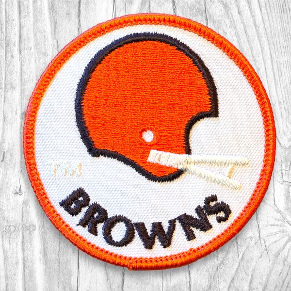BROWNS. NFL. Authentic Vintage Patch