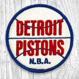 Detroit Pistons. Authentic Vintage Cap Patch