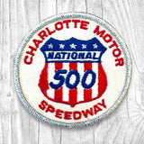 Charlotte Motor Speedway - National 500. Authentic Vintage Patch