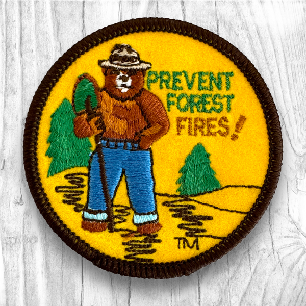 Smokey Bear. Prevent Forest Fires! Authentic Vintage Patch