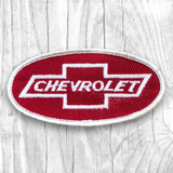 Chevrolet Red/White Oval Vintage Patch