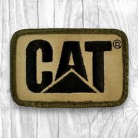 CAT. Black/Olive. Authentic Vintage Patch