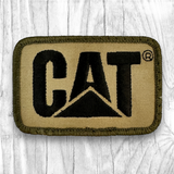 CAT. Black/Olive. Authentic Vintage Patch