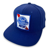 Pabst Blue Ribbon Vintage Patch + Flexfit 110 Snapback