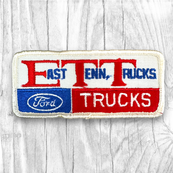 EAST TENN FORD TRUCKS. Authentic Vintage Patch