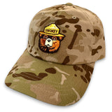 Smokey Bear Vintage Patch + Yupoong 6245 Cap
