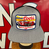 BILL ELLIOTT. COORS #9. Winston Cup Champion. 1988. + Yupoong 6609 Snapback