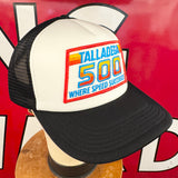 TALLADEGA 500. WHERE SPEED SUCCEEDS Vintage Patch + Laguna Foam Snapback