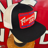 Fireworks 250 Nissan '87 HDRA.SOUTAR BUDWEISER Vintage Patch + Yupoong 6609 Snapback